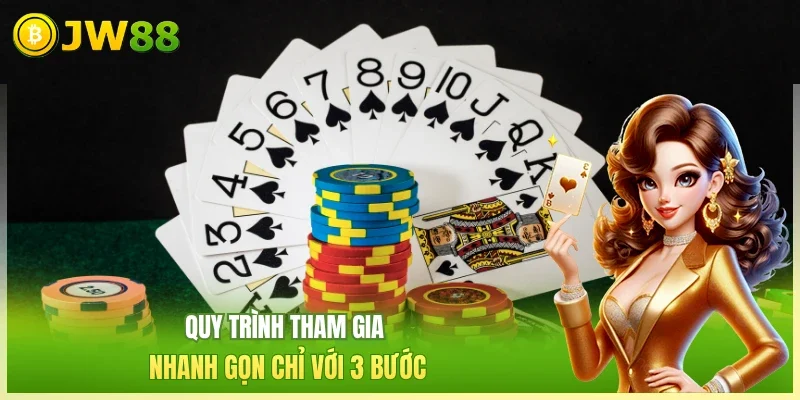 Quy trình tham gia nhanh gọn chỉ với 3 bước