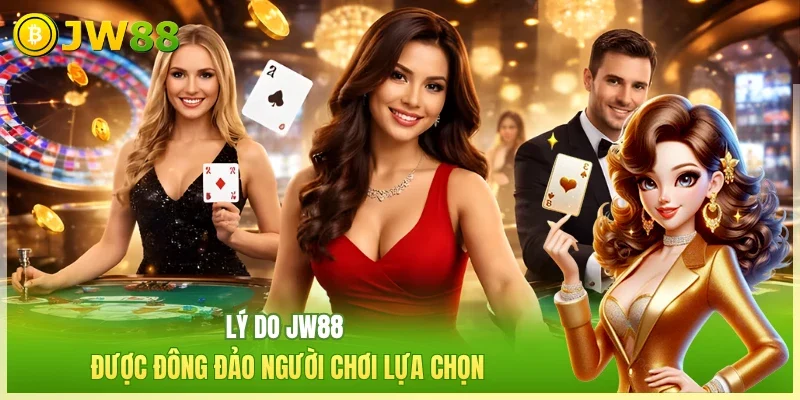 Lý do JW88 được đông đảo người chơi lựa chọn