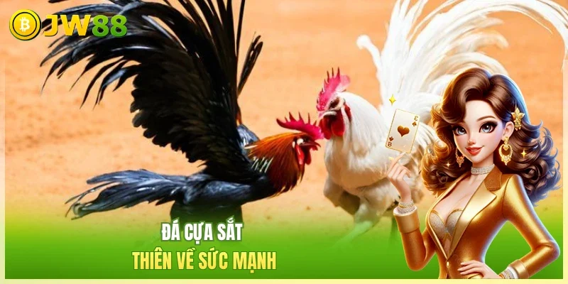 Đá cựa sắt thiên về sức mạnh