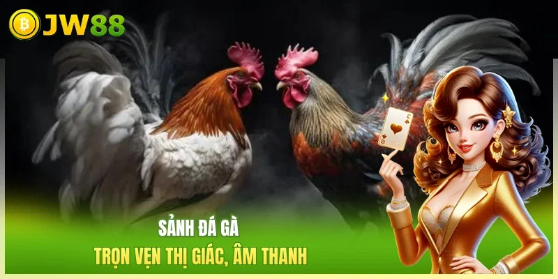 Sảnh đá gà trọn vẹn thị giác, âm thanh