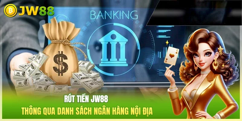 Rút tiền JW88 thông qua danh sách ngân hàng nội địa